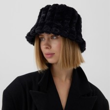 Panama winter minku, black color, rr 56-58