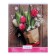 Notebook of 48 sheets in the “Bright flowers” ​​cage, cover coated cardboard, uf-lak, offset block, mix