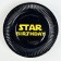 Disposable paper plate "Star Boy", 18 cm