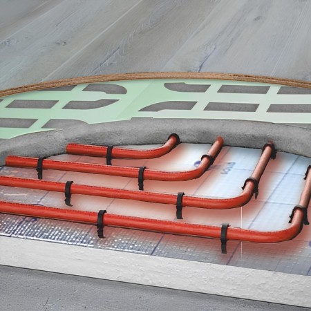 Sheet substrate for warm floors, green 3mm, 5m2-2