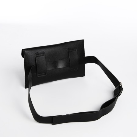 Gift set, waist bag, two covers for a passport, black color-3