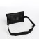 Gift set, waist bag, two covers for a passport, black color