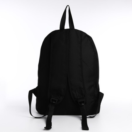 School backpack on lightning, 1 external pocket, gray/black color-5