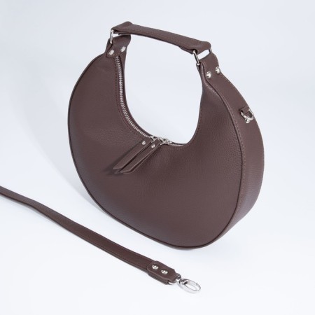 L-Craft Baget Baget with a zipper, brown color-5