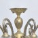 Amanda chandelier, 8x40W E27, brass color