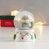 Souvenir Polystone Water Ball "Eagle in a hat, with a wreath" D = 6.5 cm 8x6.5x6.5 cm