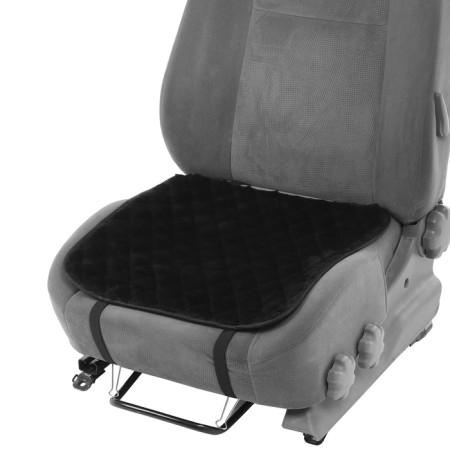 Front seat, artificial fur, size 48 x 48 cm, black-6