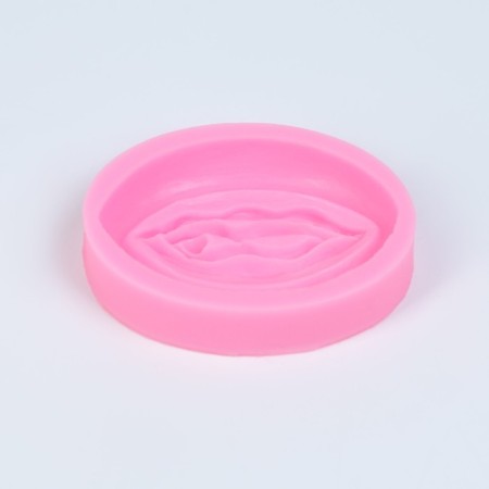 Silicone form "18+", 8 x 6.5 cm, pink-1