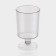 A glass of plastic disposable "Crystal", 50 ml, the color is transparent