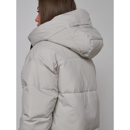 Winter jacket, size 50, light gray color-12