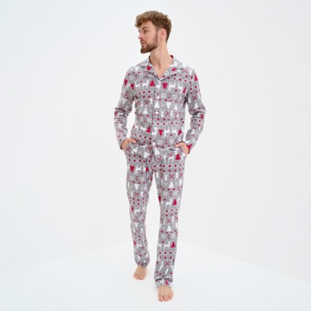 Pajama New Year's male KAFTAN "Scandinavia", size 54