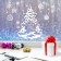 Window sticker "Winter Christmas tree", reusable, 33 x 50 cm, New Year
