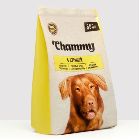 Dry feed Chammy for dogs of small breeds, chicken, 600 g