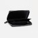 Male purse on lightning for bills, for cards, for coins, black color