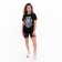 Women's T-shirt "Suicide detachment", Black color, rn 52