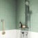 Shower mixer IDDIS SLIDE SLISB00I66, single -leaf, without watering can, without spout, black