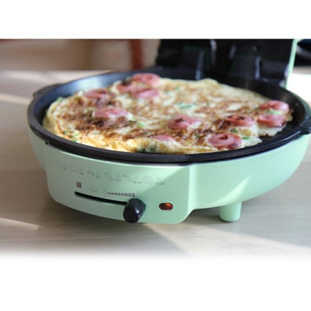 Electric grill Oursson EG0702/PM "Provence Meptya", 1650 W, anti -stick coating, peppermint color-9