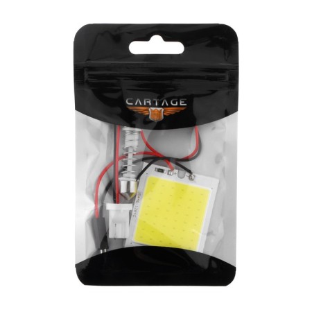 Auto Stuff LED 43 × 35 mm, 12 V, 48 SMD, two adapters, light white-4
