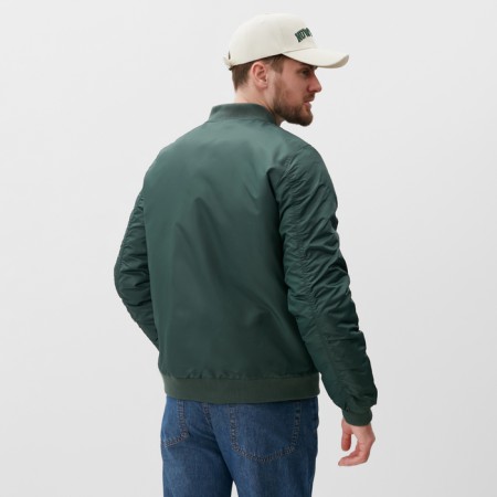 Бомбер мужской на молнии MIST, размер 48, хаки-3