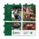 Universal coating "Erfolg H&G", 33 x 33 cm, green color, set, 9 pcs.