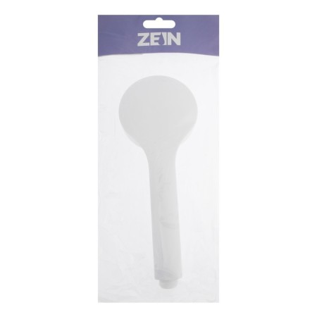 Showing watering can Zein Z0207, 1 mode, plastic, white color with a green insert-7