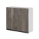 Cabinet hinged 2 Noktyurn doors 800x300x720 white/dark concrete/anthracite