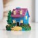Figure "House on the edge" 5x4x6cm