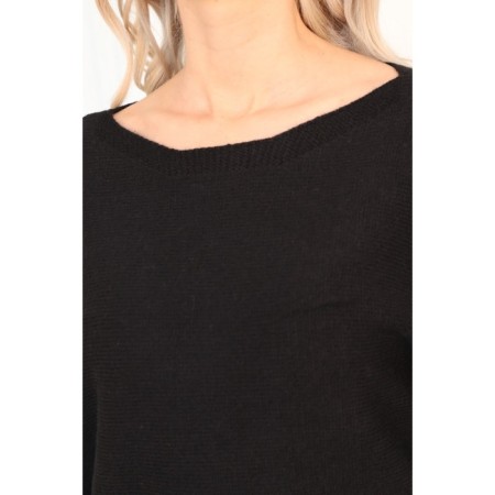 Female jumper, size 42, black color-3