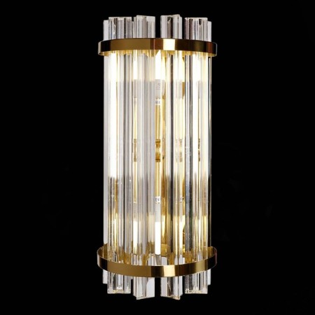 Sconces st. SL1179.201.02. Arezzo. 2x40 watts, E14, 16x38 cm, golden color-1