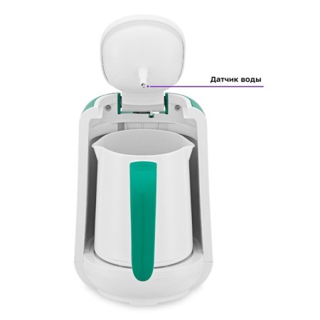 Electric Turk KitFort KT-7135-2, 400-480 W, 250 ml, cord 0.7 m, white-green-2