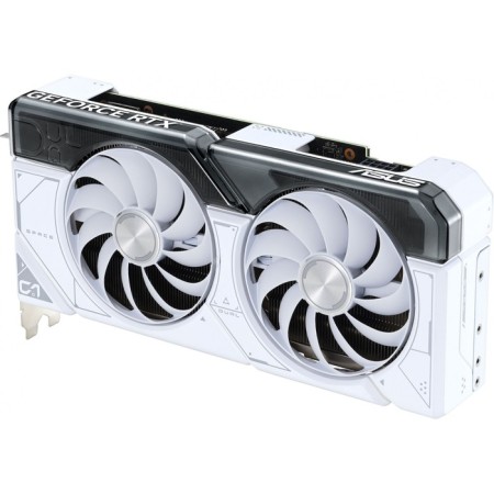 The ASUS PCI-E 4.0 Dual-RTX4070-O12G-WHITE NVIDIA GEFORCE RTX 4070 12288MB 192 GDDR6X 10044-4
