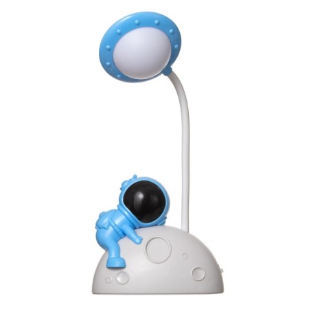 Board lamp "Cosmonaut on the Moon" LED 3W USB AKB White-blue 11.5x7.5x28 cm-13