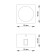 Calle lamp, 2x8W LED, 4000K, 680LM, IP54, gray color.