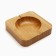 Bamboo ashtray, 10 x 10 x 2 cm