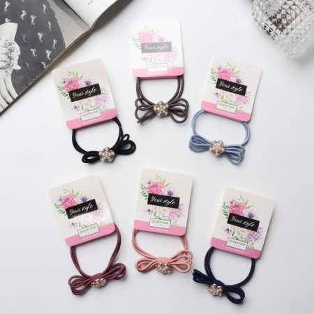 Hair gum "Milada" Flower, 5 cm, mix-1
