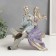 Polystone souvenir "Lovers on benches" 22.5x19x11 cm