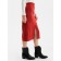 Skirt with a cut -out section, minku, brick color, size 50