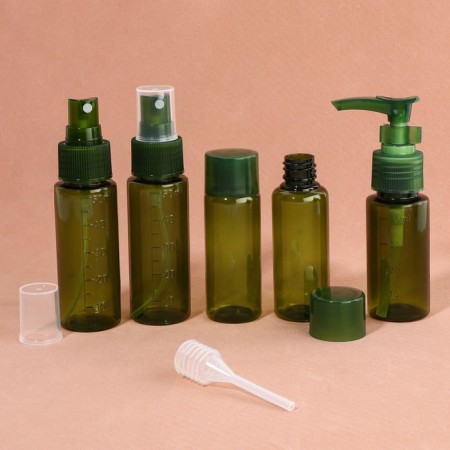 Storage set, in a case, 6 items, with marking, green color-2