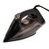 Iron Sakura SA-3068, 2400 watts, ceramic soles, 420 ml, steam blow, black and gold