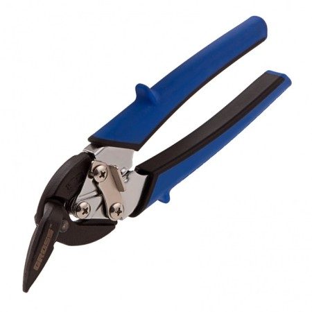 Metal scissors Gross Piranha, 185 mm, straight and right cut, CRM