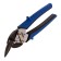 Metal scissors Gross Piranha, 185 mm, straight and right cut, CRM
