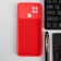 Ibox Case case for Xiaomi Poco C40, silicone, camera protection, red