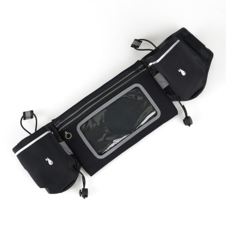 Board waist tourist, moisture protection, 52 x 13 cm, black