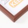 Photo frame plastic 21x30 cm 4 series, brown