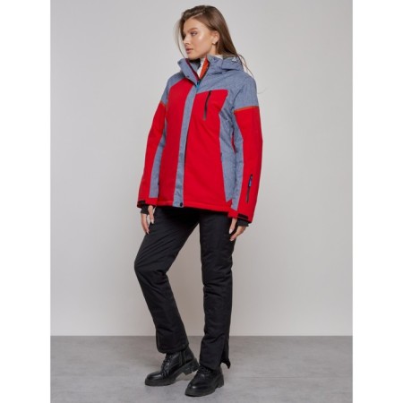 Ski jacket female, size 60, red color-2