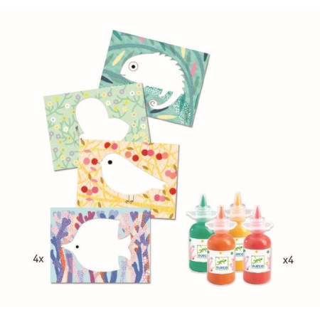 Djeco painting set "Finger paints"-1