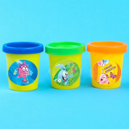 Set for playing with plasticine "Figures", Smeshariki-3