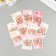 Cardboard "kittens" set 10 pcs (5 types) 4x6 cm