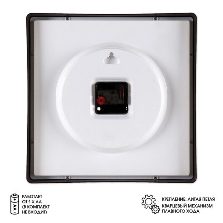 Watching clock, interior: kitchen, "cafe in Marseille", 30 x 30 cm-1