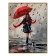 Diamond mosaic "Under the umbrella", 35 colors